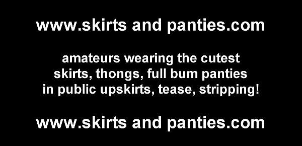  Let me flashing my cute little panties for you